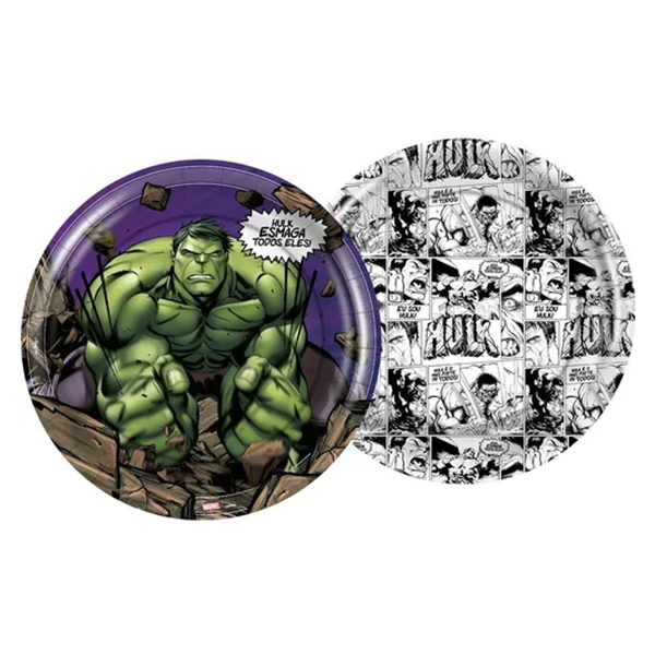 5 Topo Decoração de Bolo Tema Festa Hulk - Fantasia Kids